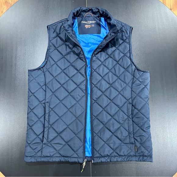 Men’s Hawke & Co Sport Performance Diamond Quilted Puffer Vest Size Medium - Picture 3 of 9